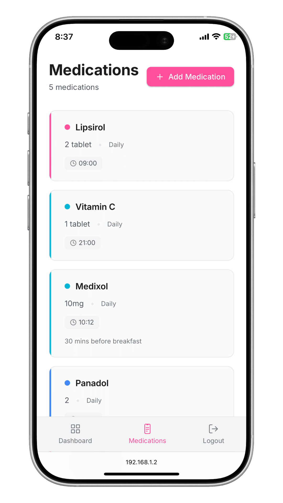 MedyPing Mobile App